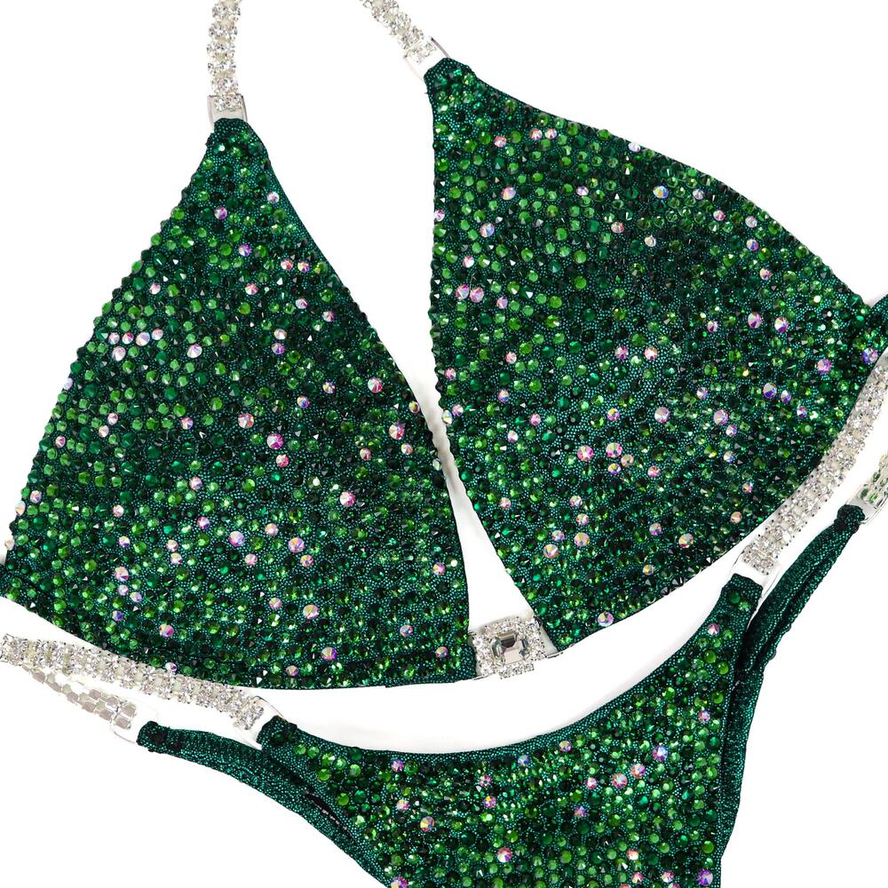 Emerald Radiance. Hologram Emerald. Medium Molded/Pro.